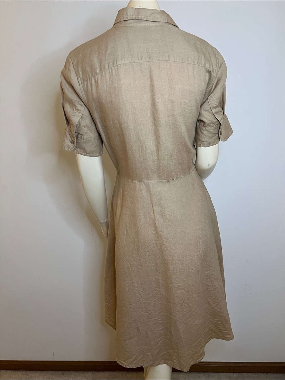 ❤️ Lauren Ralph Lauren Linen Tie-Waist Midi Dress - Picture 5 of 15